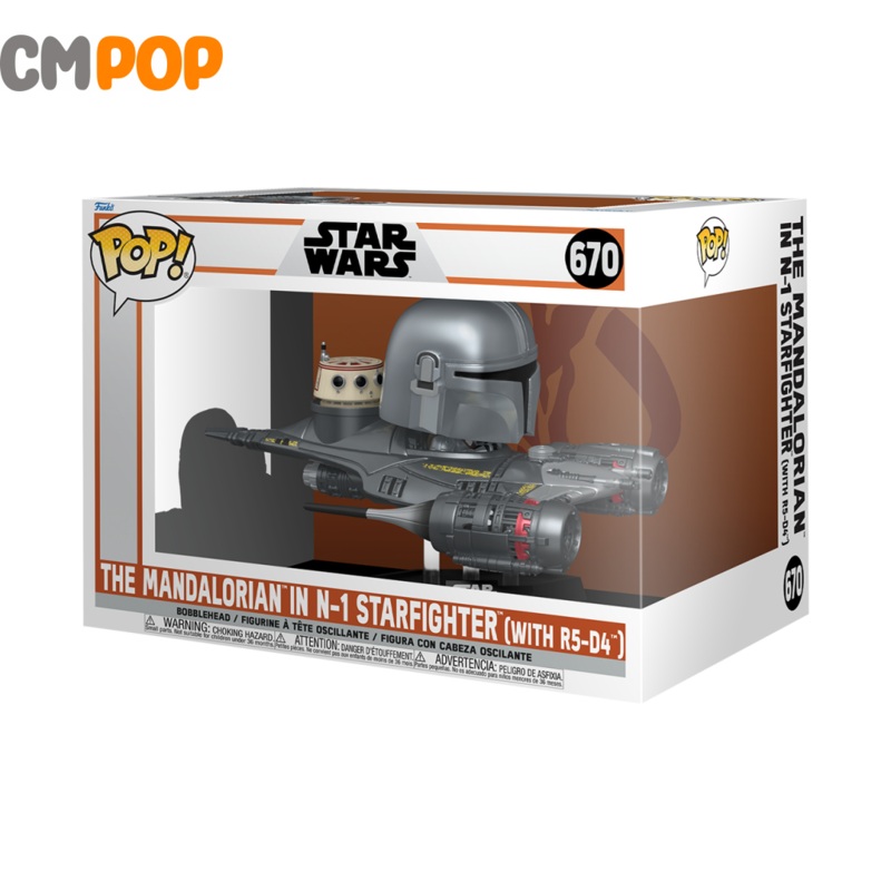 The Mandalorian in N-1 Starfighter - #670 - Funko Pop! - Star Wars