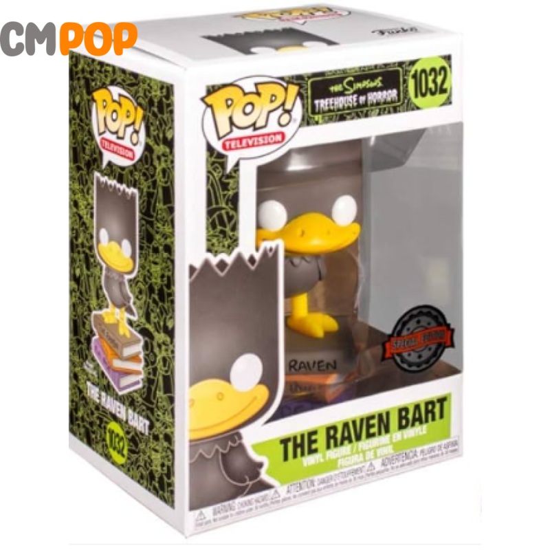 The Raven Bart - #1032 - Funko Pop! - The Simpsons - Special Edition Exclusive