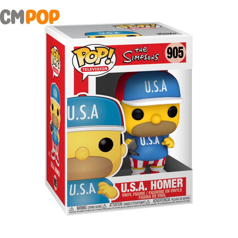 U.S.A Homer - #905 - Funko Pop! - The Simpsons