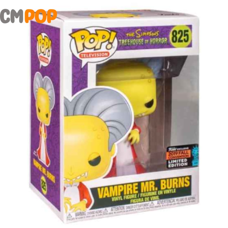 Vampire Mr Burns - #825 - Funko Pop! - The Simpsons - NYCC 2019 Exclusive