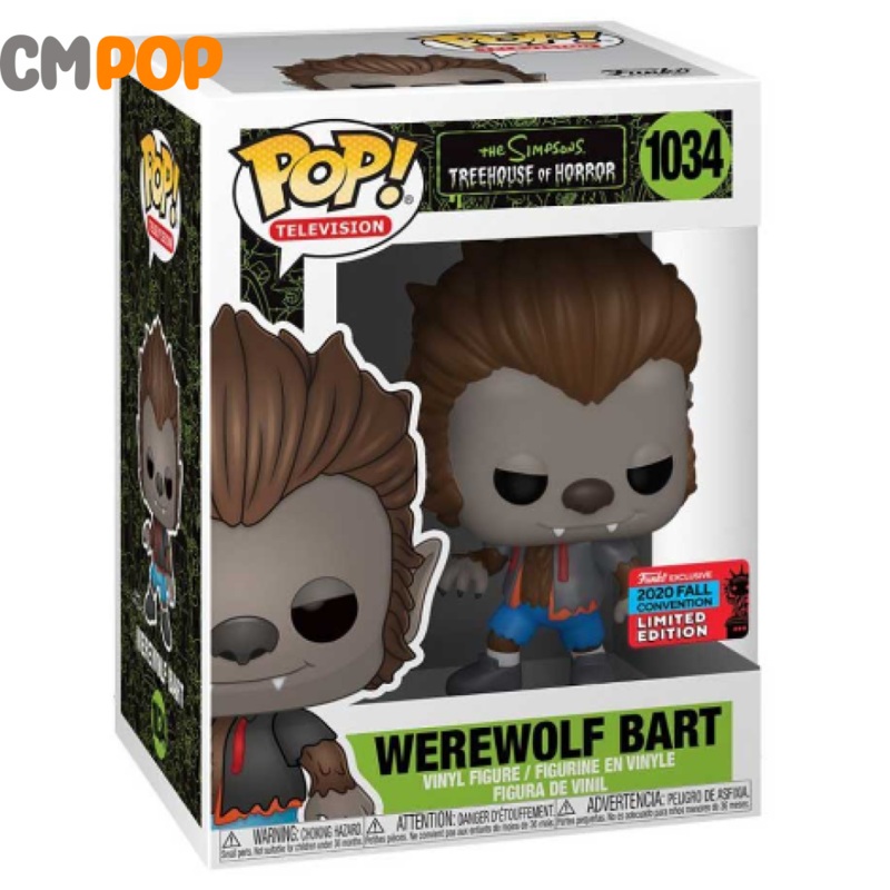 Werewolf Bart - #1034 - Funko Pop! - The Simpsons - NYCC 2020 Convention Exclusive