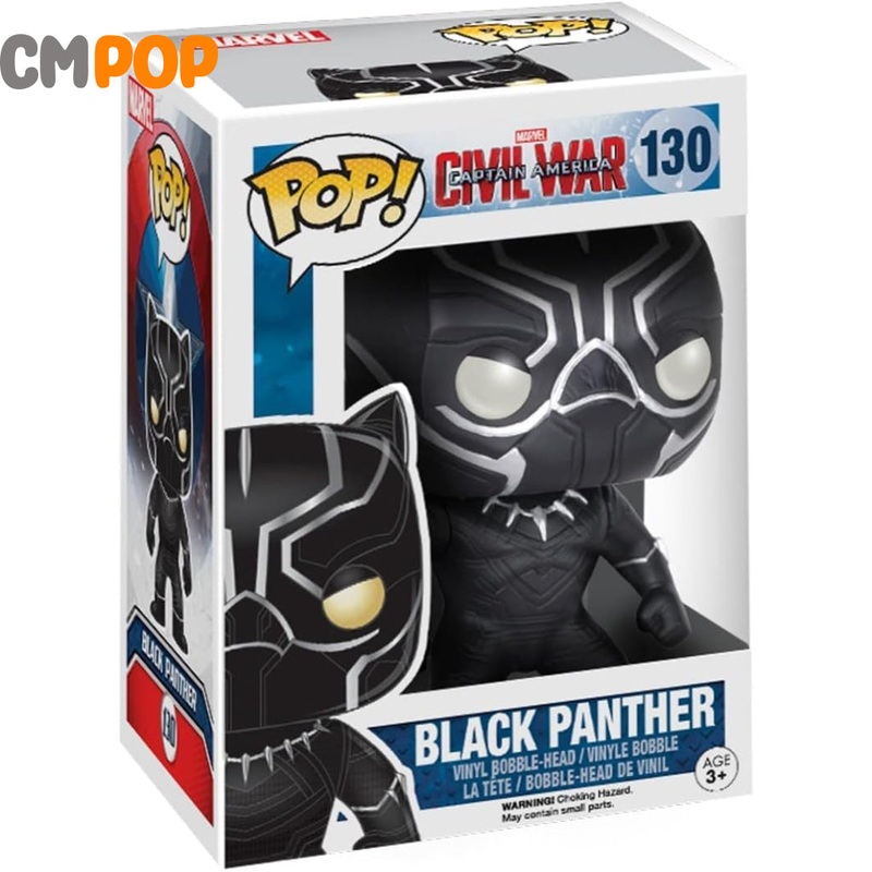 Black Panther - #130 - Funko Pop! - Marvel - Captain America Civil War