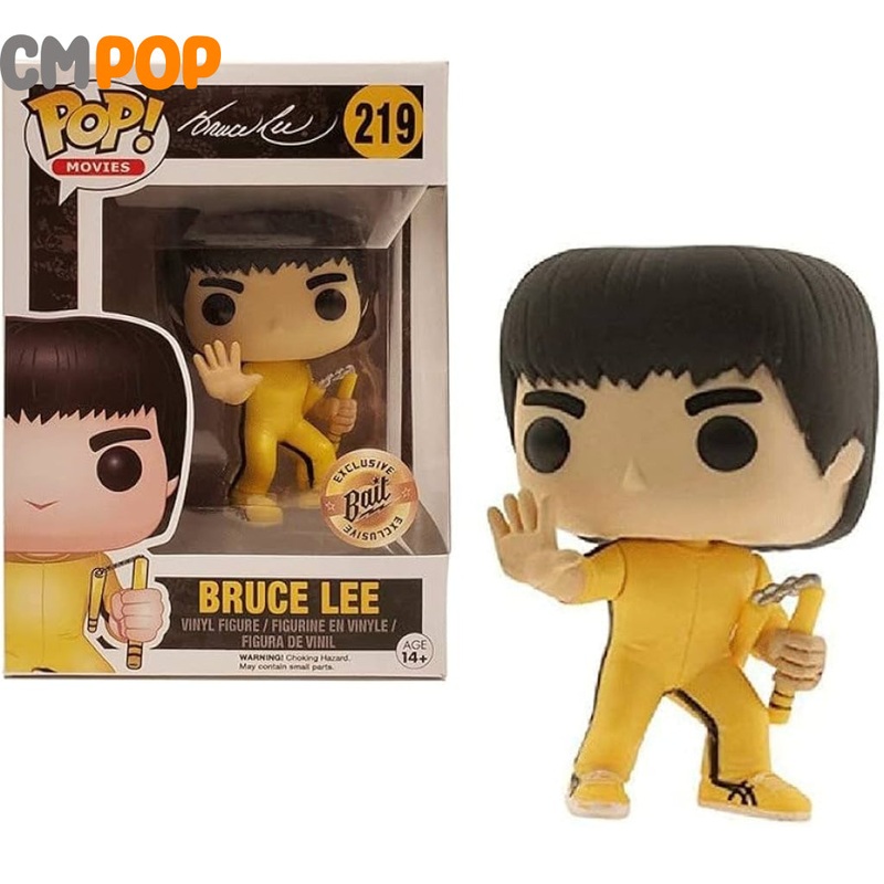 Bruce Lee (yellow) - #219 - Funko Pop! - Bruce Lee - Movies - Bait Exclusive