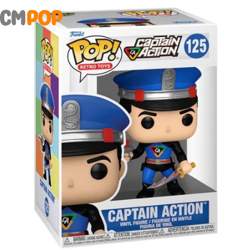 Captain Action - #125 - Funko Pop! - Retro