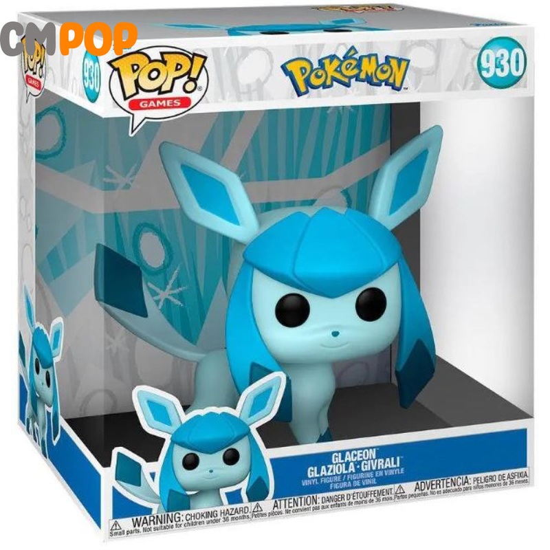 Glaceon - #930 - Funko Pop! - Pokemon - Jumbo