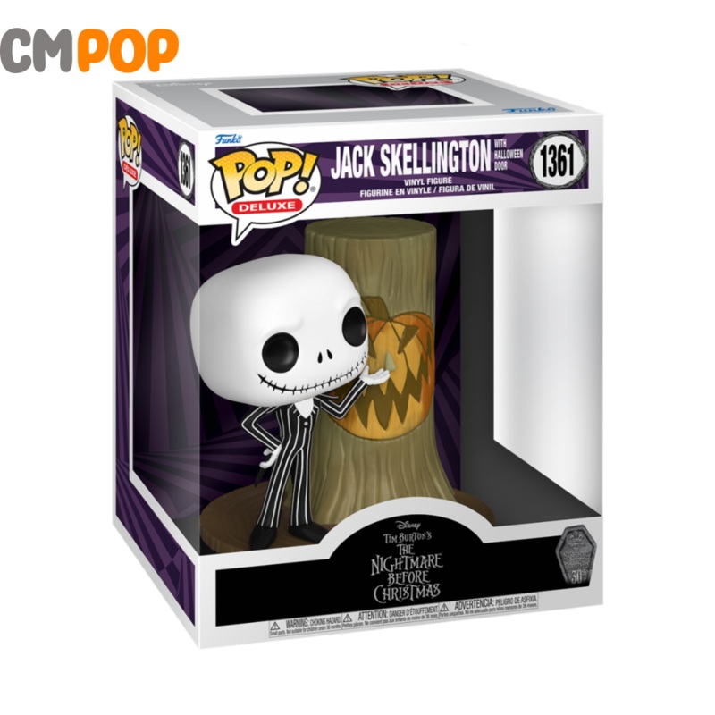 Jack Skellington With Halloween Door - #1361 - Funko Pop! - The Nightmare Before Christmas - Deluxe