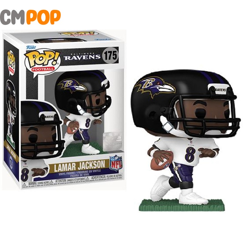 Lamar Jackson Away Jersey - Baltimore Ravens - #175 - Funko Pop! - NFL - Sports
