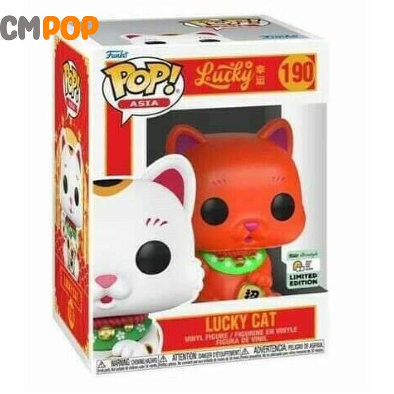 Lucky Cat - #190 - Funko Pop! - Asia - Lucky - Funko Limited Edition