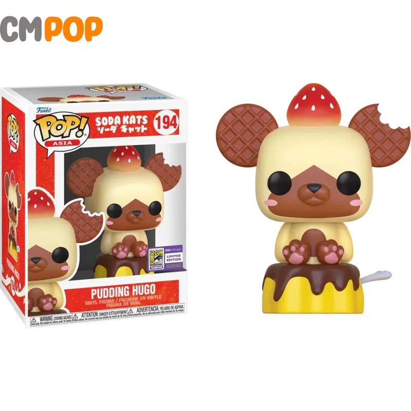 Pudding Hugo  - #194 - Funko Pop! - Asia - Soda Kats - Comic Con Limited