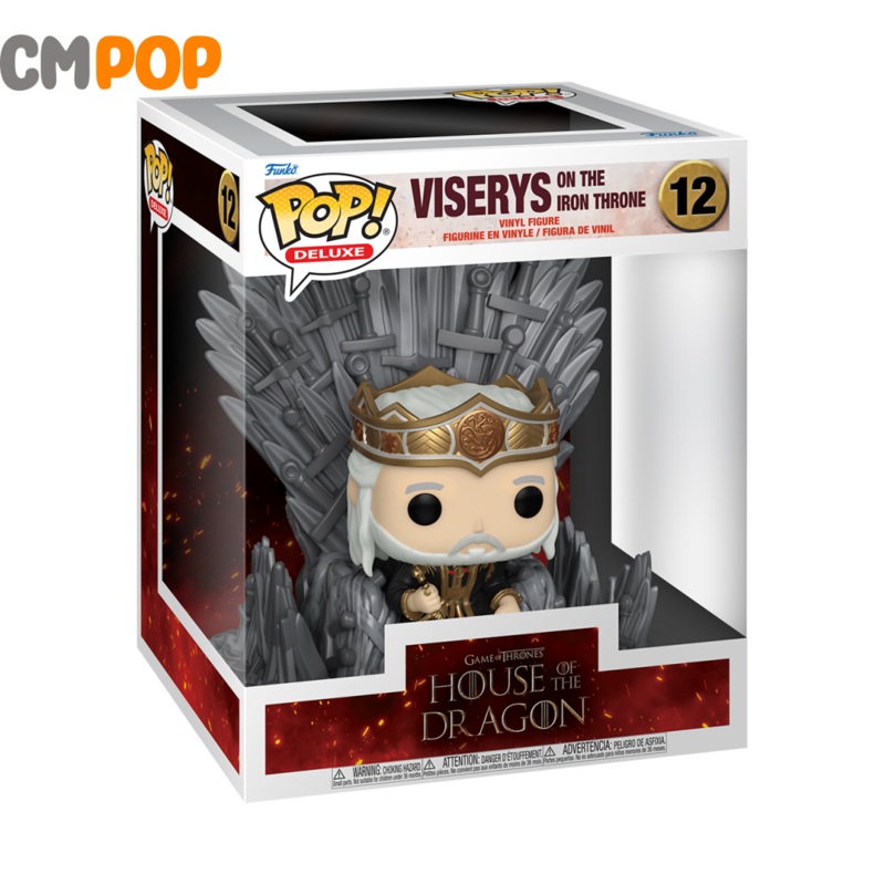 Viserys On The Iron Throne - #12  - Funko Pop! -  House Of The Dragon - Deluxe