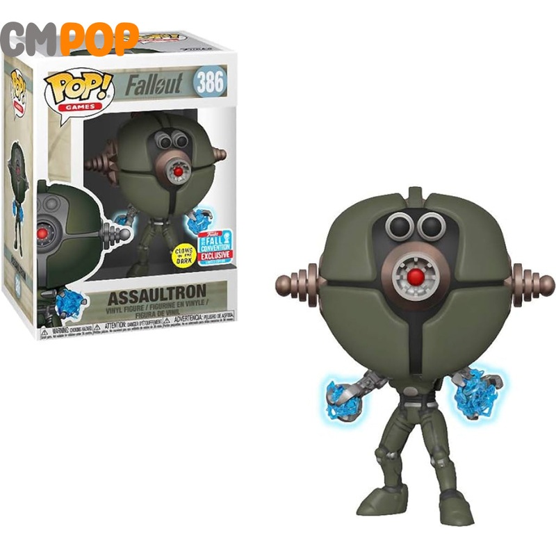 Assaultron - #386 - Funko Pop! - Fallout - Glows in the dark NYCC 2018 Limited Edition