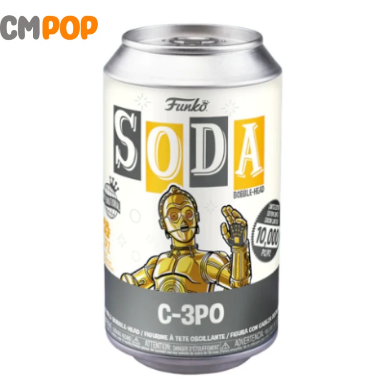 C-3PO - Star Wars  - Funko Vinyl Soda  10,000 Pieces - Chance Of Chase
