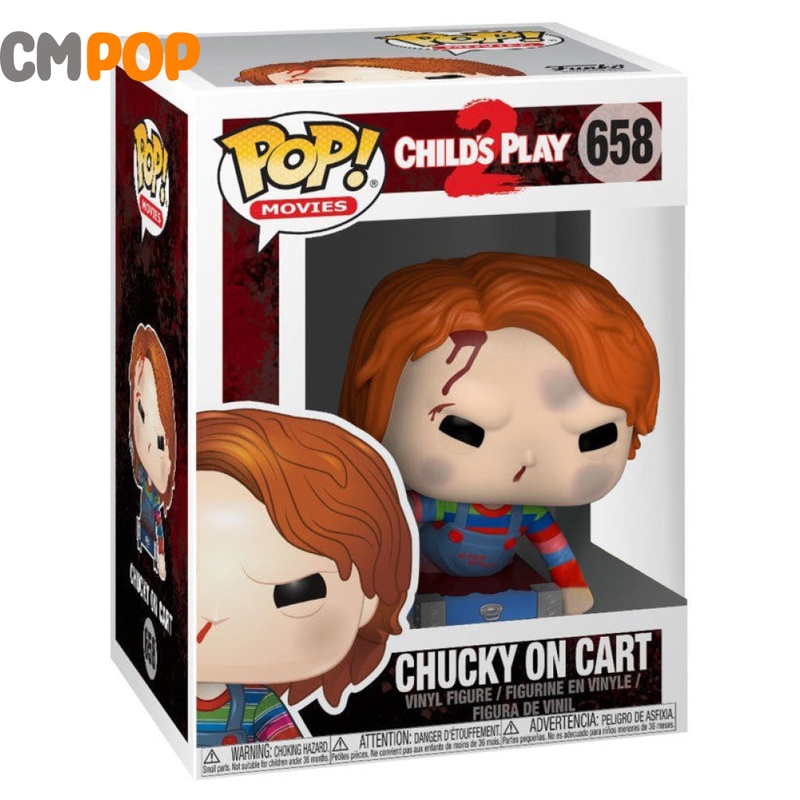 Chucky on Cart - #658 - Funko Pop! - Movies - Horror - Childs Play 2