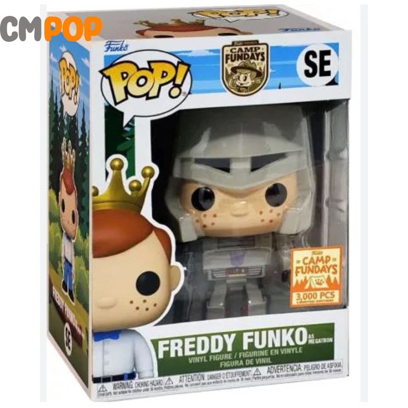 Freddy Funko Vinyl Figure as Megatron - Funko Pop! - Camp Fundays 3,000 PCS Limited Edition