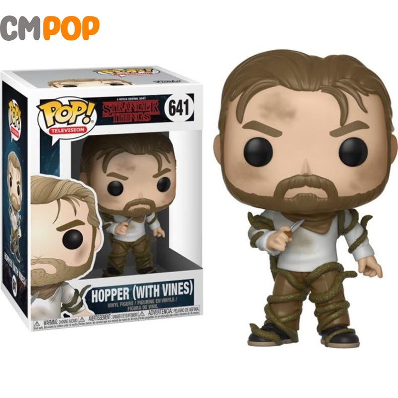 Hopper (with Vines) - #641  - Funko Pop! - Television - Stranger Things