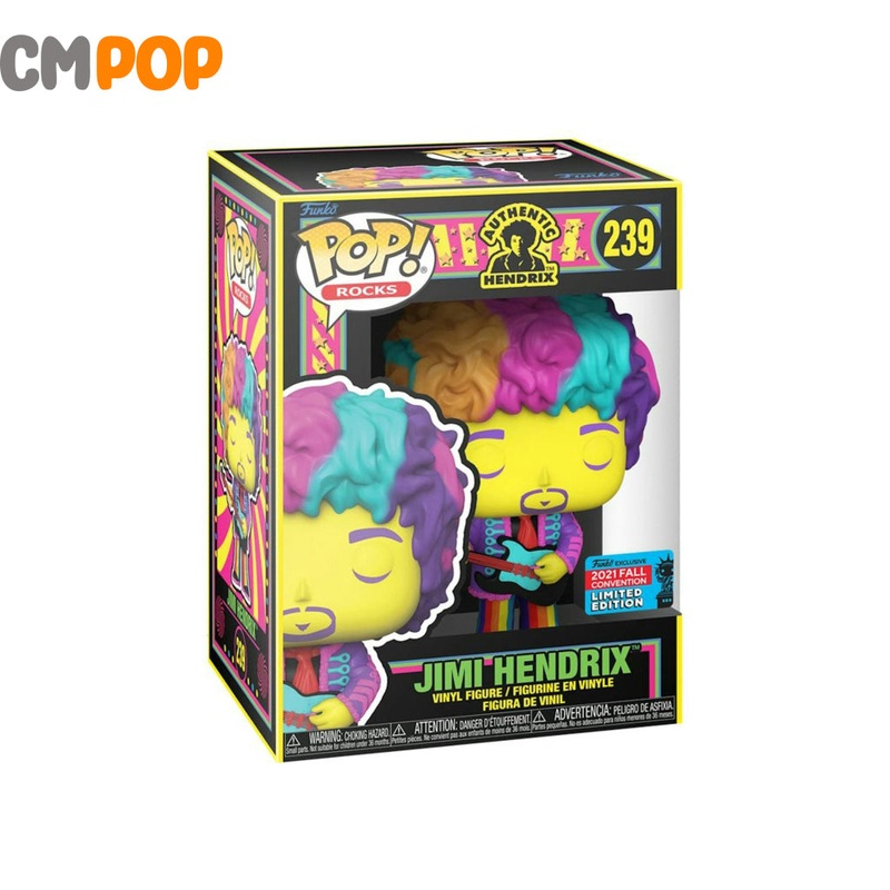 Jimi Hendrix - #239 - Funko Pop! - Pop Rocks - Authentic Hendrix - Fall Convention 2021 Limited Edition