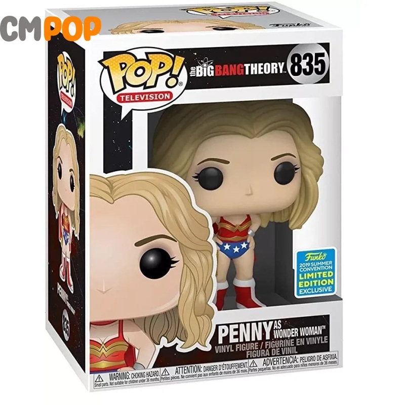 Penny As Wonder Woman - #835 - Funko Pop! - Big Bang Theory - 2019 Summercon Exclusive