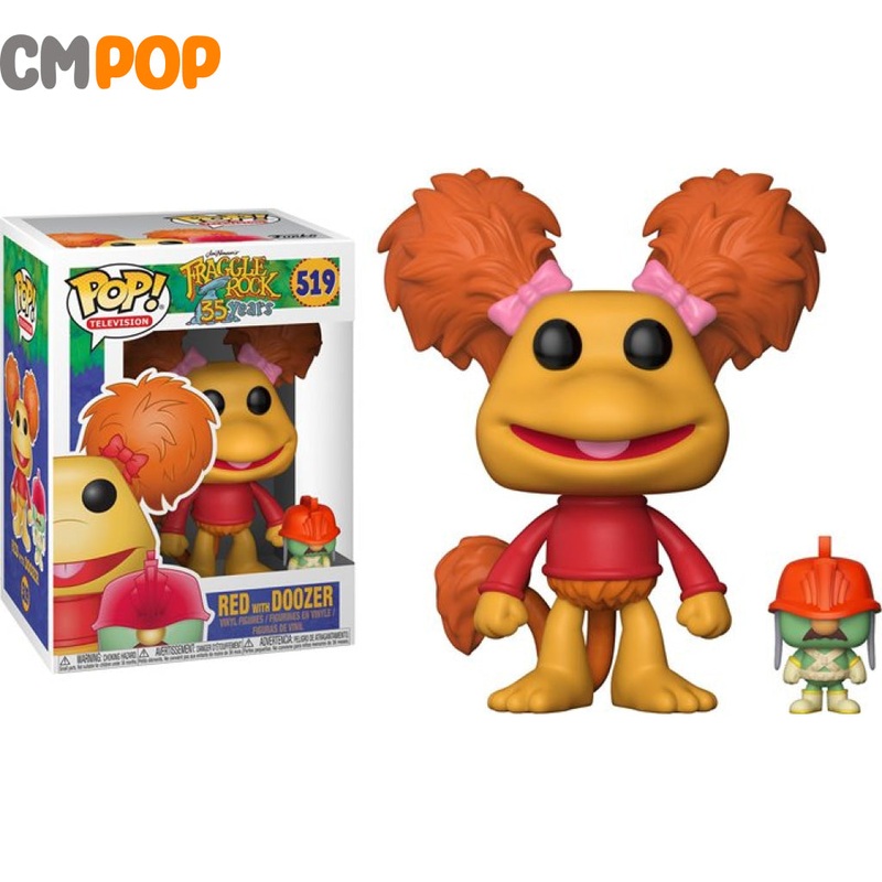Red with Doozer- #519- Funko Pop! - Television - Fraggle Rock 35 years