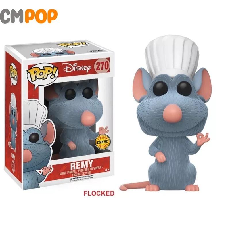 Remy - #270 - Funko Pop! - -Ratatouille - Flocked - Chase Edition
