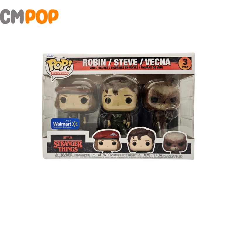 Robin/Steve/Vecna - 3 Pack - Funko Pop! - Stranger Things - Walmart Exclusive