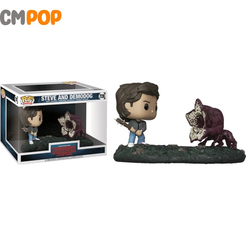 Steve and Demodog- #728  - Funko Pop! - Television - Stranger Things