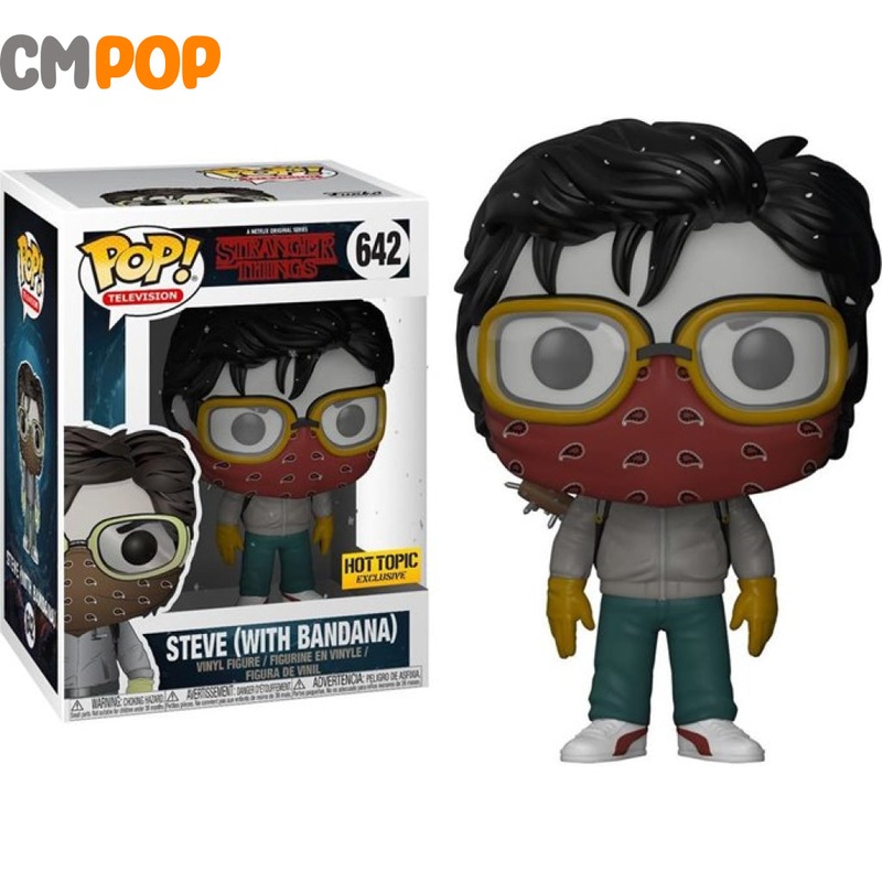 Steve (with Bandana)  - #642  - Funko Pop! - Television - Stranger Things - Hot Topic Exclusive