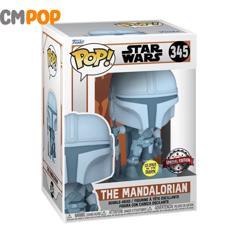 The Mandalorian - #345 - Funko Pop! - Star Wars - Glows in the dark special edition
