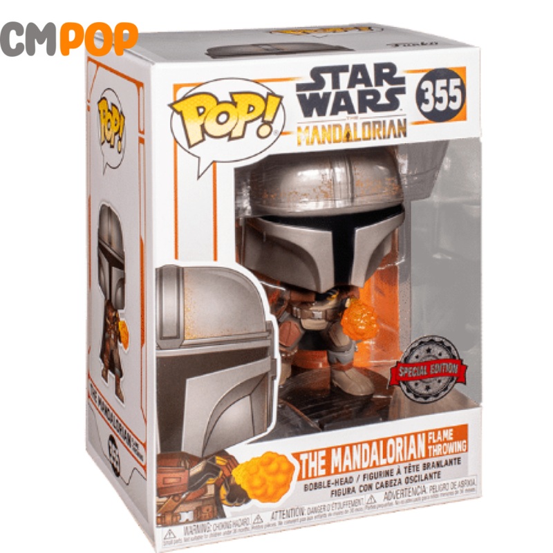 The Mandalorian Flame Throwing - #355 - Funko Pop! - Star Wars - Special Edition