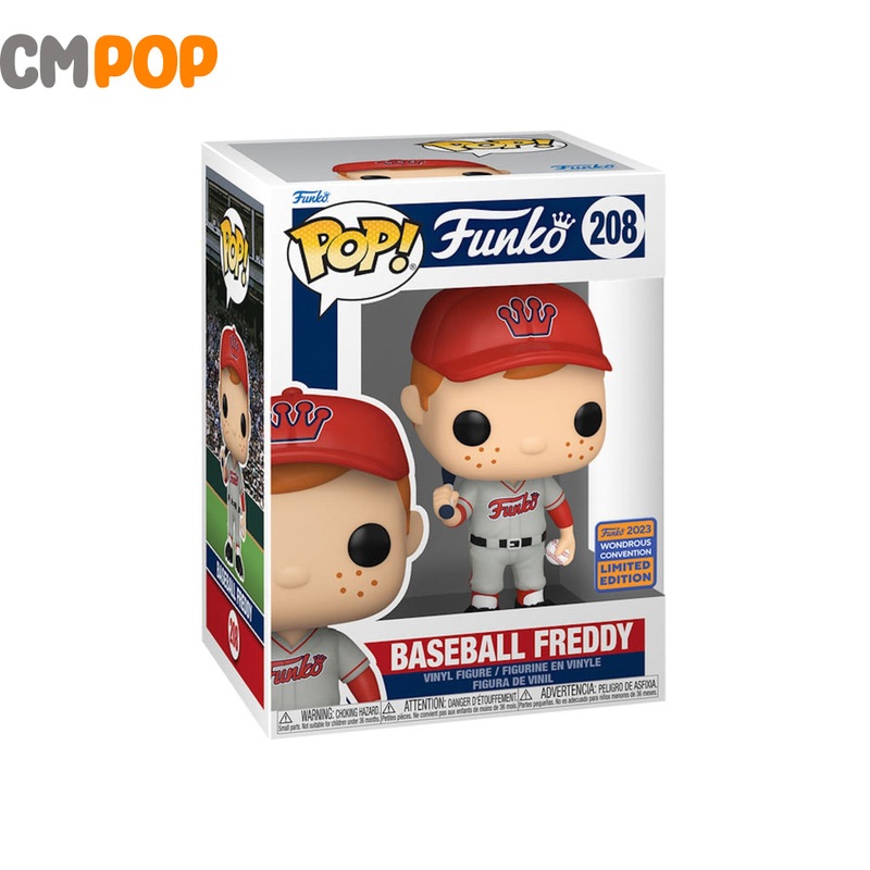Baseball Freddy - #208 - Funko Pop! - Funko - Wonderous Convention 2023 Limited Edition