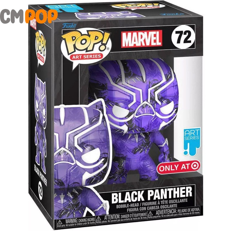 Black Panther - #72 - Funko Pop! - Black Panther - Marvel - Special Edition Art Series Target Exclusive