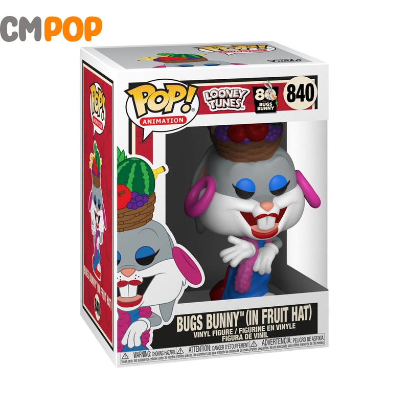 Bugs Bunny In Fruit Hat - #840 - Funko Pop! - Looney Tunes