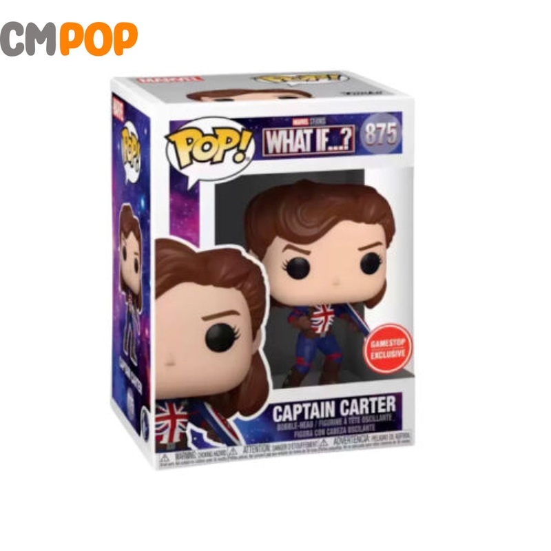 Captain Carter - #875 - Funko Pop! - Marvel What If - Gamestop Exclusive