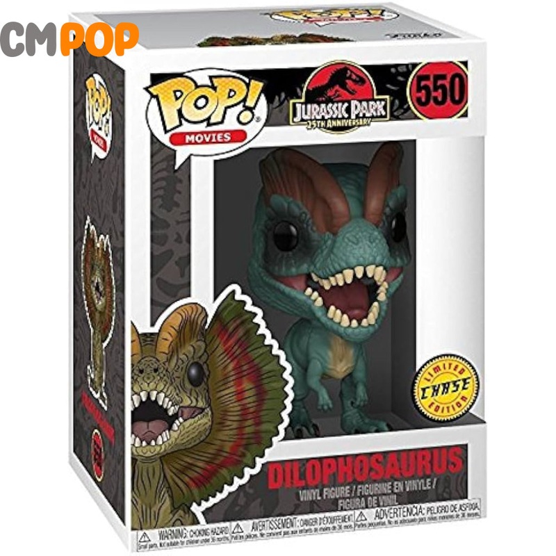 Dilophosaurus Chase - #550 - Funko Pop! - Jurassic Park