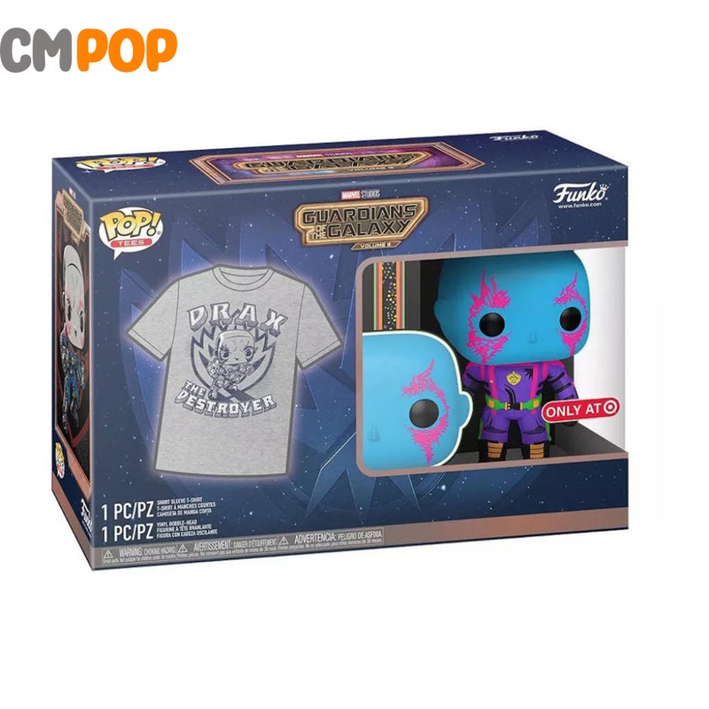 Drax Funko POP! + Tee - Guardians of the Galaxy - Target Exclusive