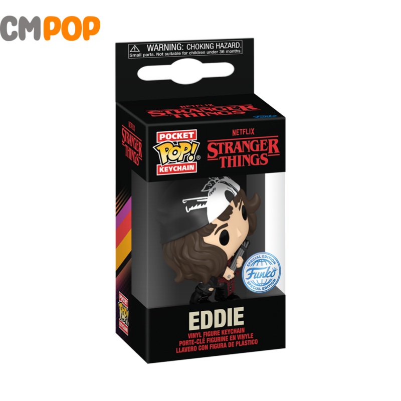 Eddie S4 - Funko Pop! - Stranger Things - Pop Keychain