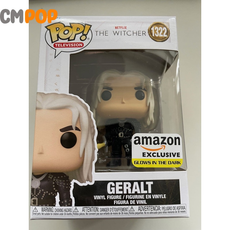 Geralt With Sword - #1322 - Funko Pop! - The Witcher - GITD Amazon Exclusive