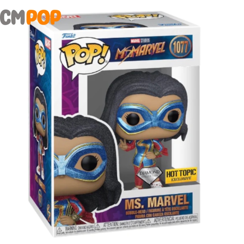 Ms. Marvel Diamond - #1077 - Funko Pop! - Ms Marvel - Hot Topic Exclusive
