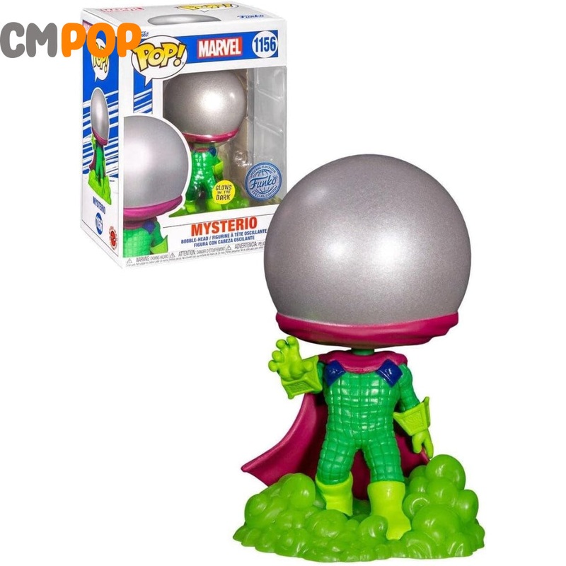 Mysterio - #1156 - Funko Pop! - Marvel  - GITD - Special Edition Exclusive