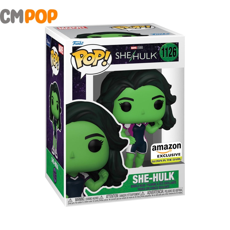 She Hulk - #1126 - Funko Pop! - She Hulk - Funko POP! - GITD - Amazon Exclusive