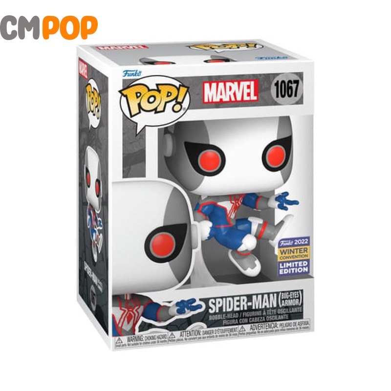 Spider-Man Bug Eyes Armour - #1067 - Funko Pop! - Marvel - Winter Convention 2022 Exclusive