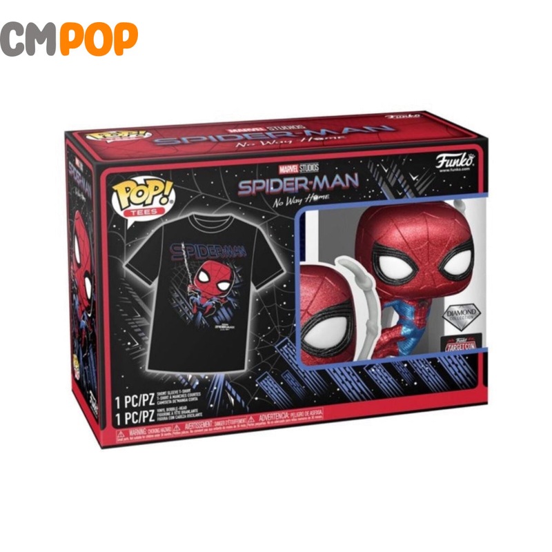 Spider-Man Diamond POP! + Tee - Spiderman No Way Home - Targetcon Exclusive