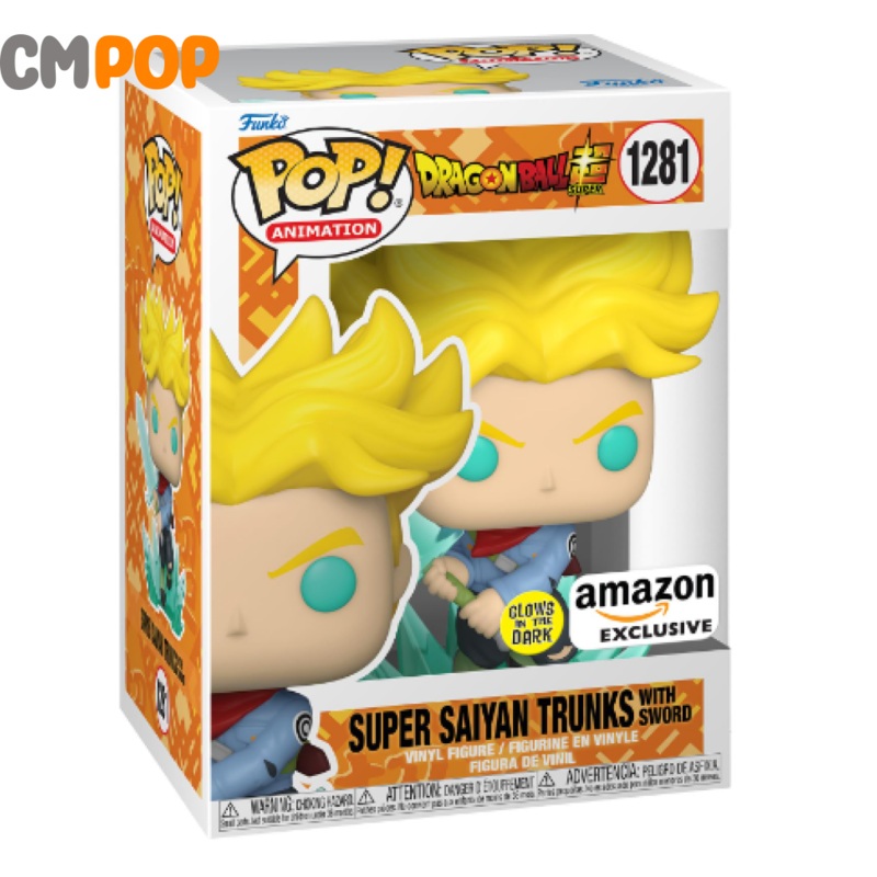 Super Saiyan Trunks with Sword - #1281 - Funko Pop! - Dragon Ball Super - Amazon Exclusive