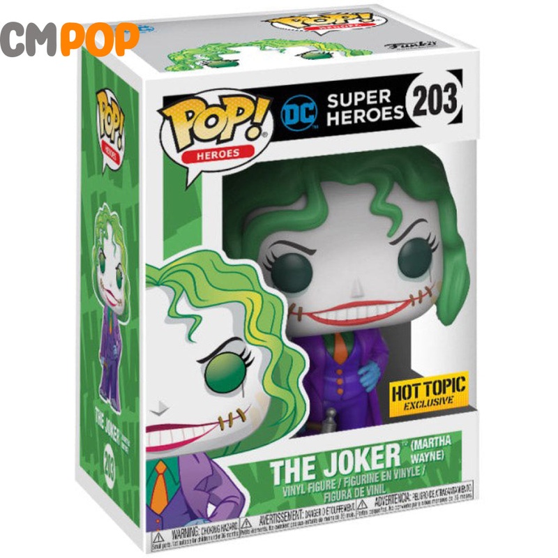 The Joker (Martha Wayne) - #203 - Funko Pop! - DC Super Heroes - Hot Topic Exclusive