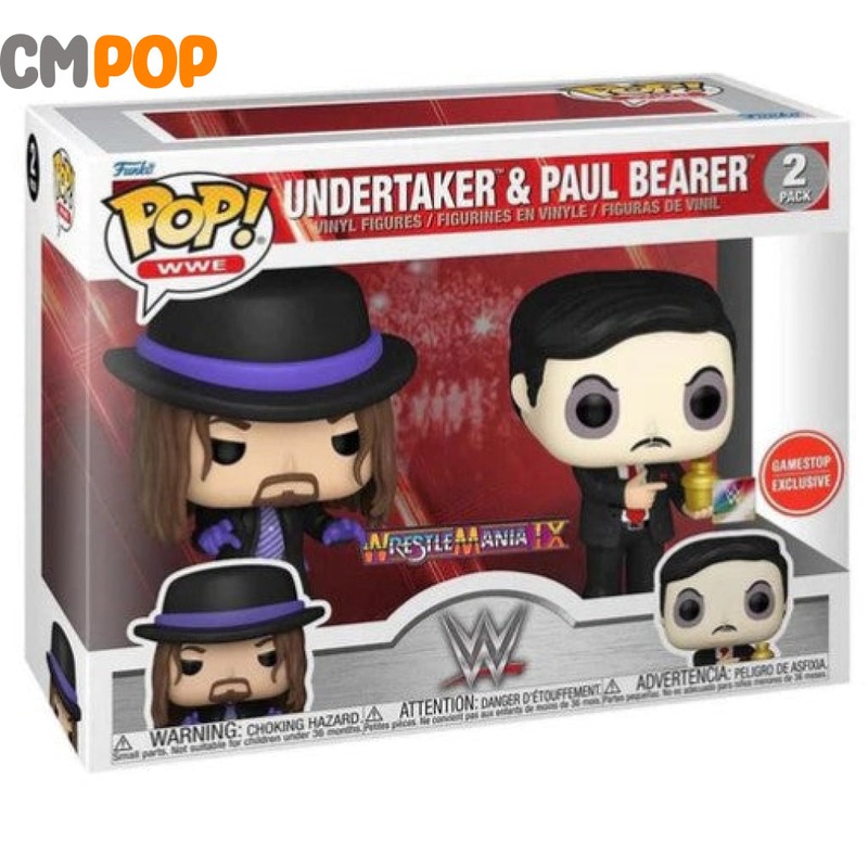 Undertaker and Paul Bearer - Funko Pop! - WWE - Gamestop Exclusive