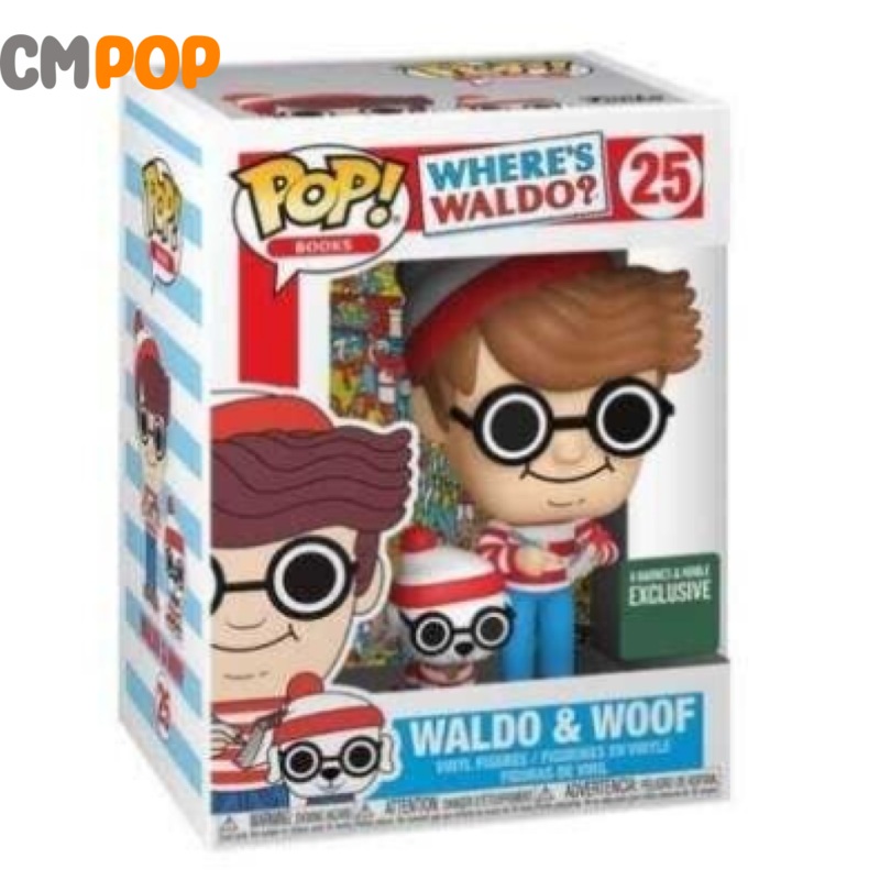 Waldo & Woof - #25- Funko Pop! -  Where's Waldo? - Barnes & Noble Exclusive