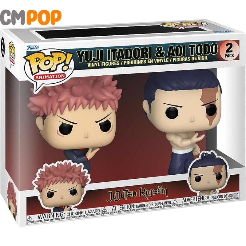 Yuji Itadori & Aoi Todo - 2 Pack - Funko Pop! - Jujutsu Kaisen