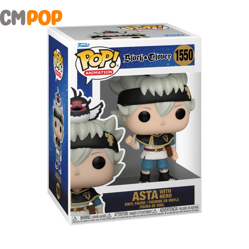 Asta w/Nero - #1550- Funko Pop! - Black Clover - Animation
