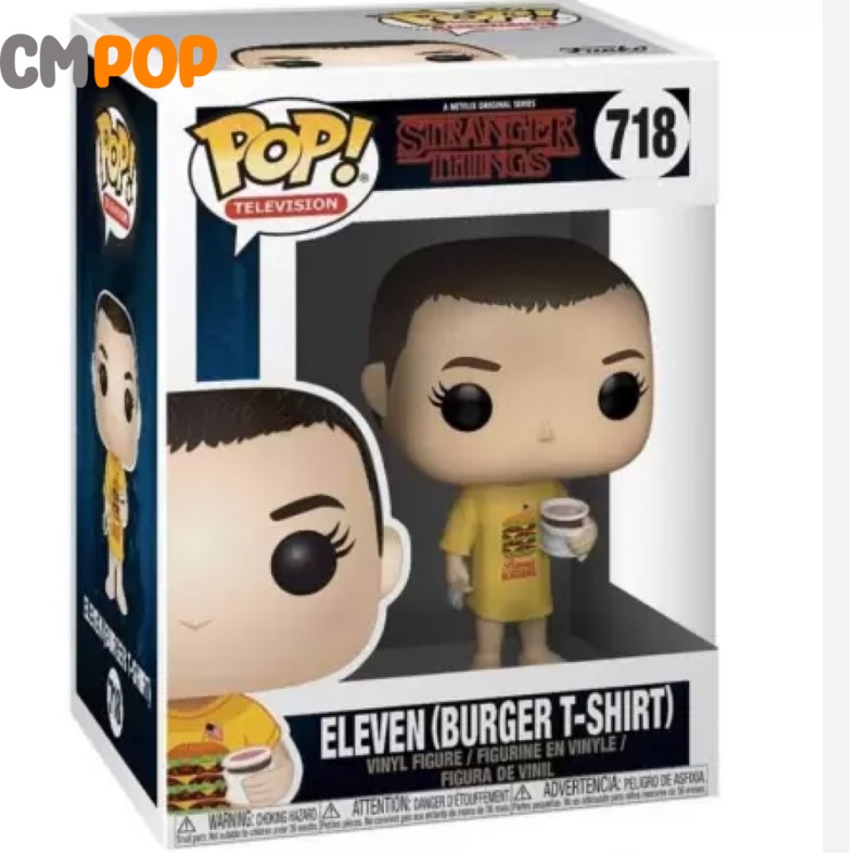Eleven (Burger T-Shirt)- #718- Funko Pop! - Stranger Things