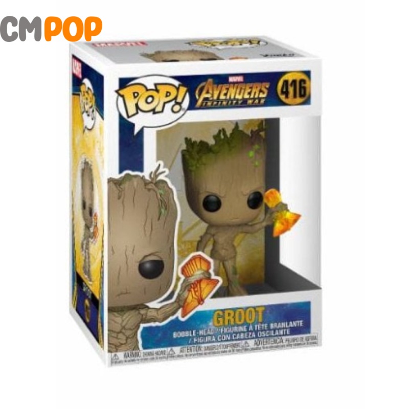 Groot with Stormbreaker - #416 - Funko Pop! - I Am Groot - Marvel