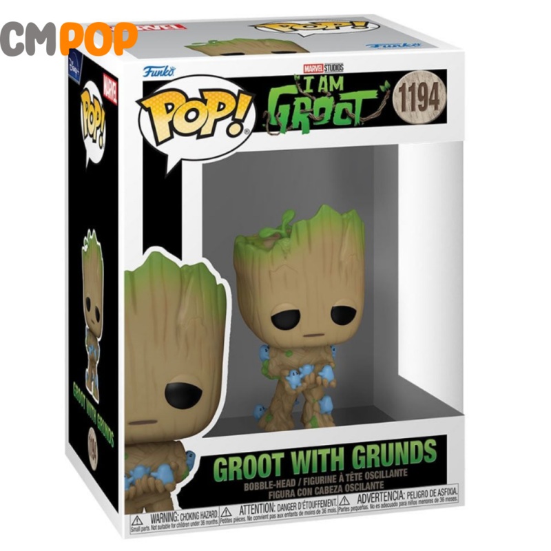 I Am Groot: Groot With Grunds - #1194 - Funko Pop! - I Am Groot - Marvel